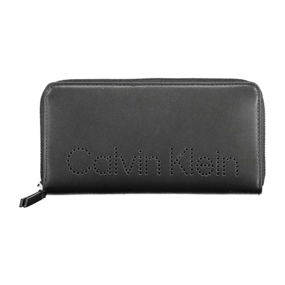 Calvin Klein Women's Black Large Zip Around Wallet