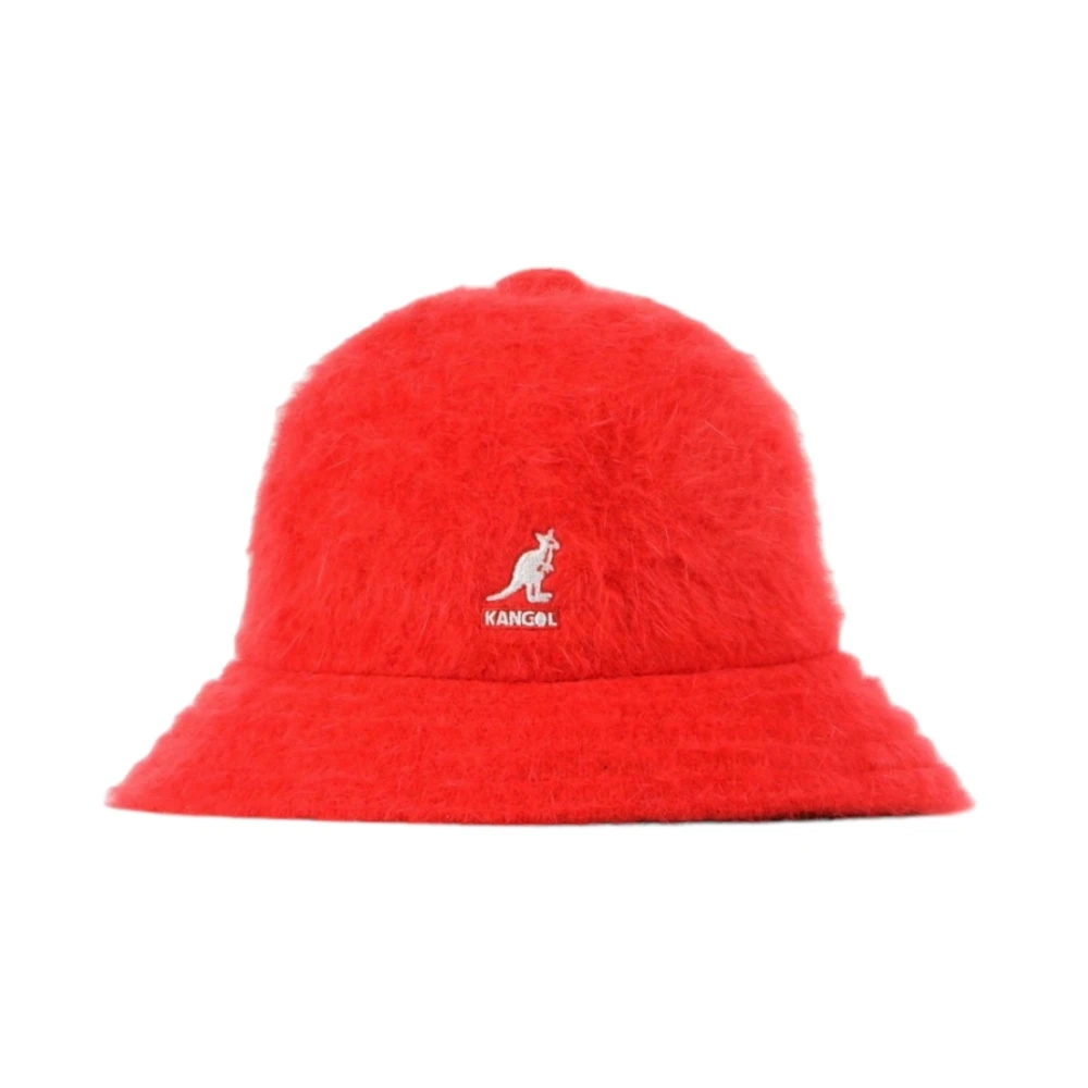 Kangol Casual Rood Bont Hoed Red Unisex