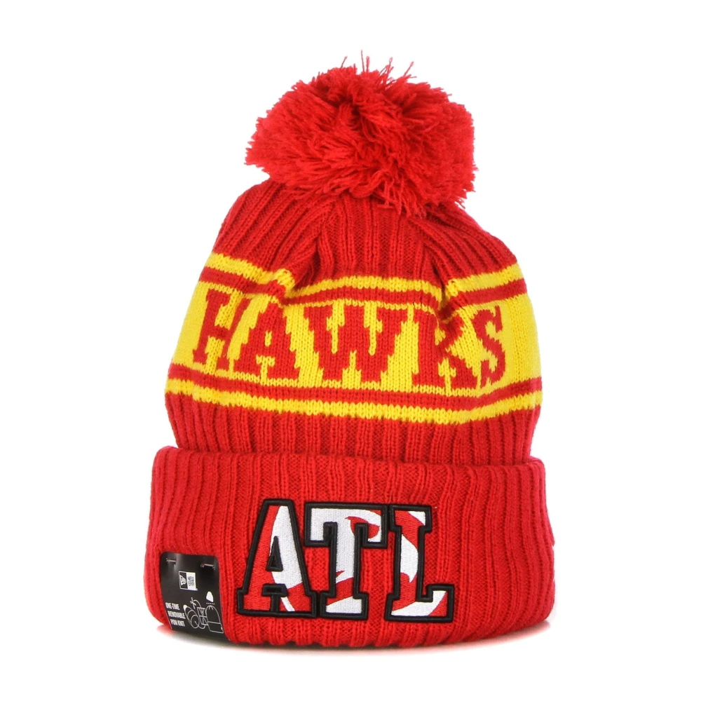 New Era Men's Nba Draft Pom Pom Hat Atlanta Hawks