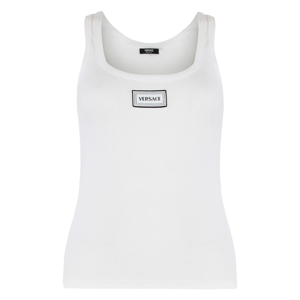 Versace Donna Bianco Top, S, New,