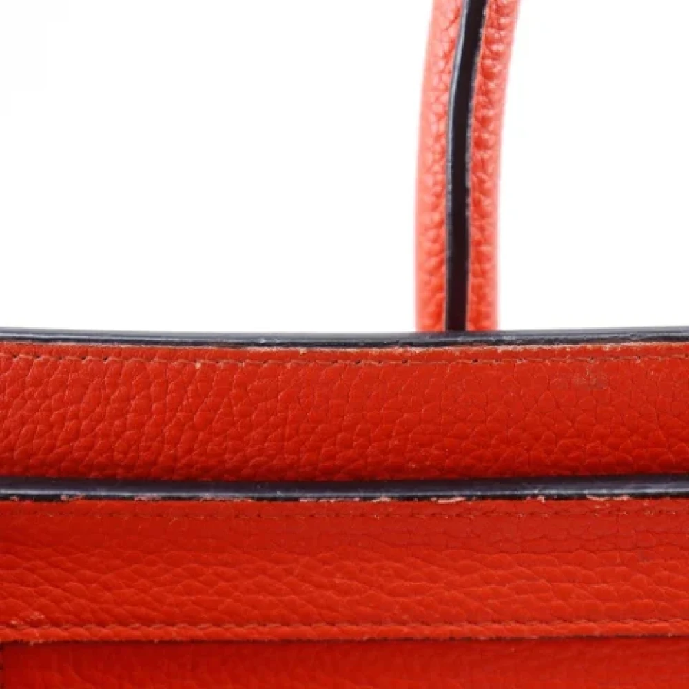 Celine Vintage Pre-owned Leather celine-bags Red Dames