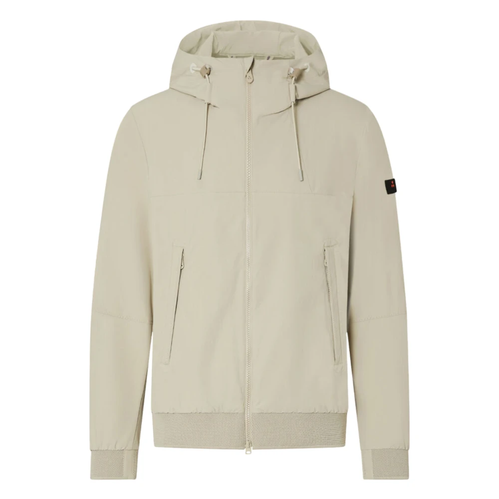 Peuterey Men's Beige Zip-Throughs, M, Hooded Hybrid Jacket