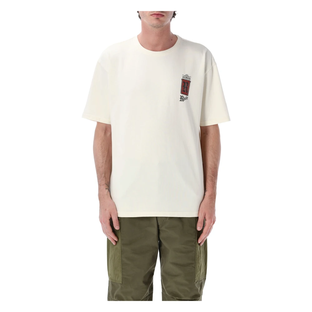 Rhude Hombre Blanco - 91 Tee - Tops - M - 91 Tee