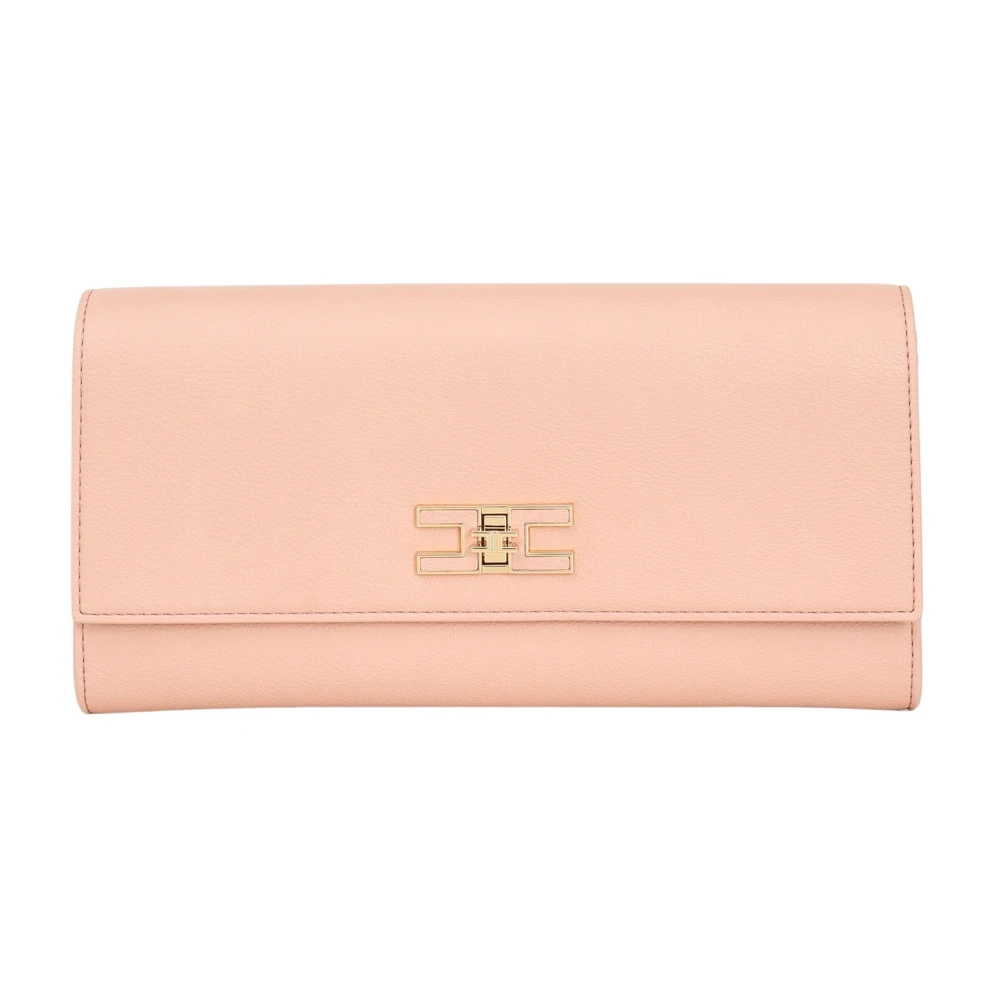 Elisabetta Franchi Chique Vleeskleurige Clutch Tas Pink Dames