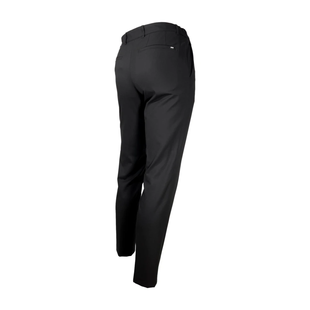 Hugo Boss Slim Fit Elastische Stofbroek P-Genius-233F Black Heren
