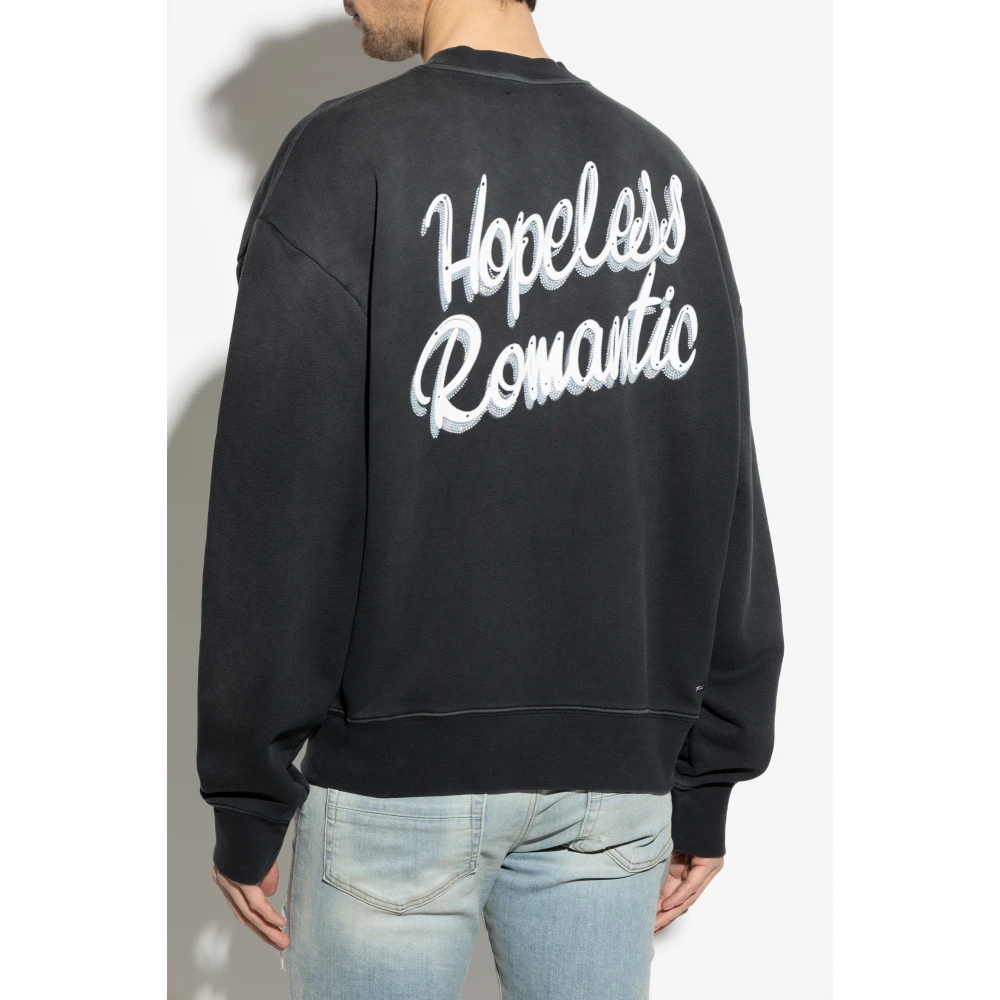 Amiri Gedrukte sweatshirt Black Heren