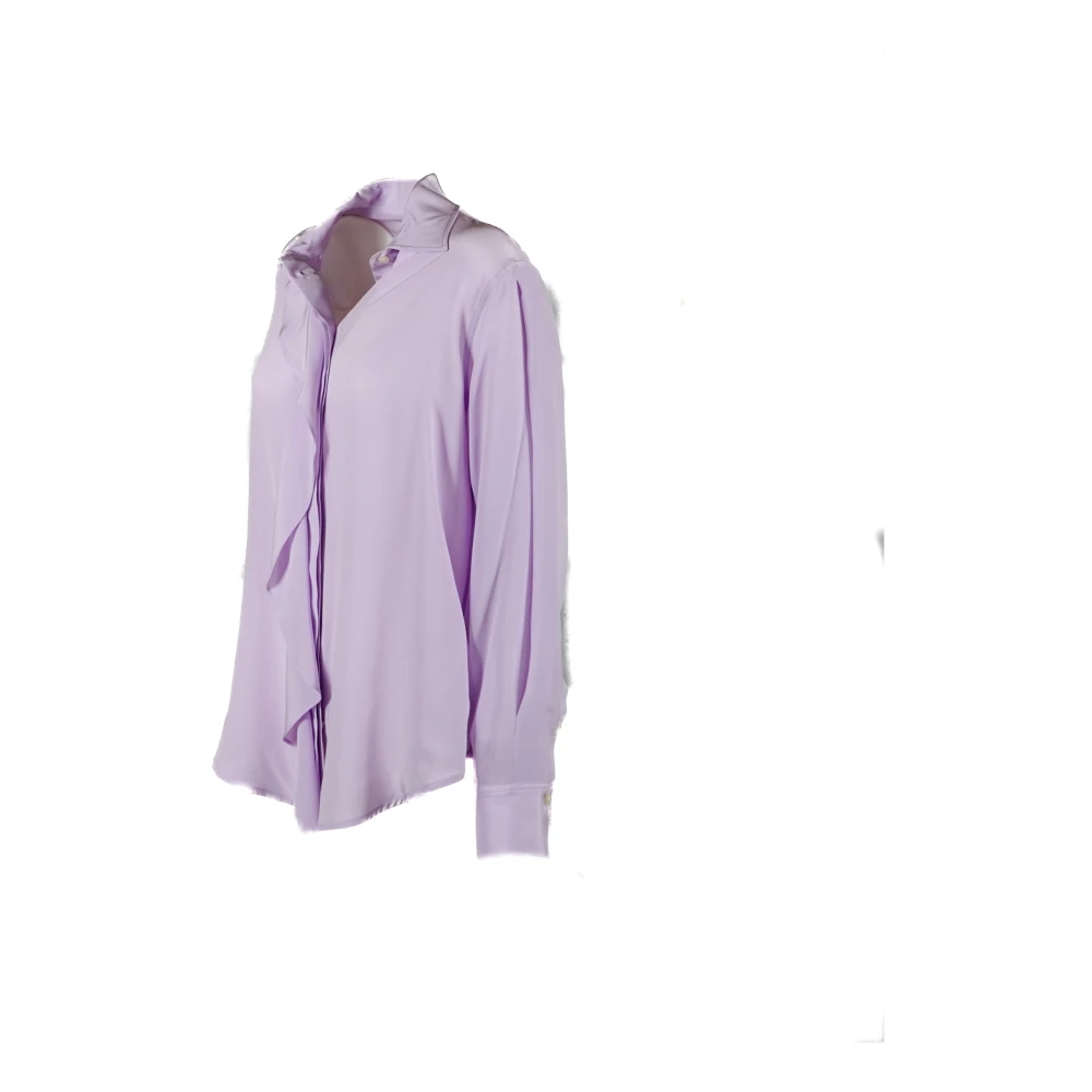 Victoria Beckham Lila Overhemden 1324Wsh005505A Purple Dames