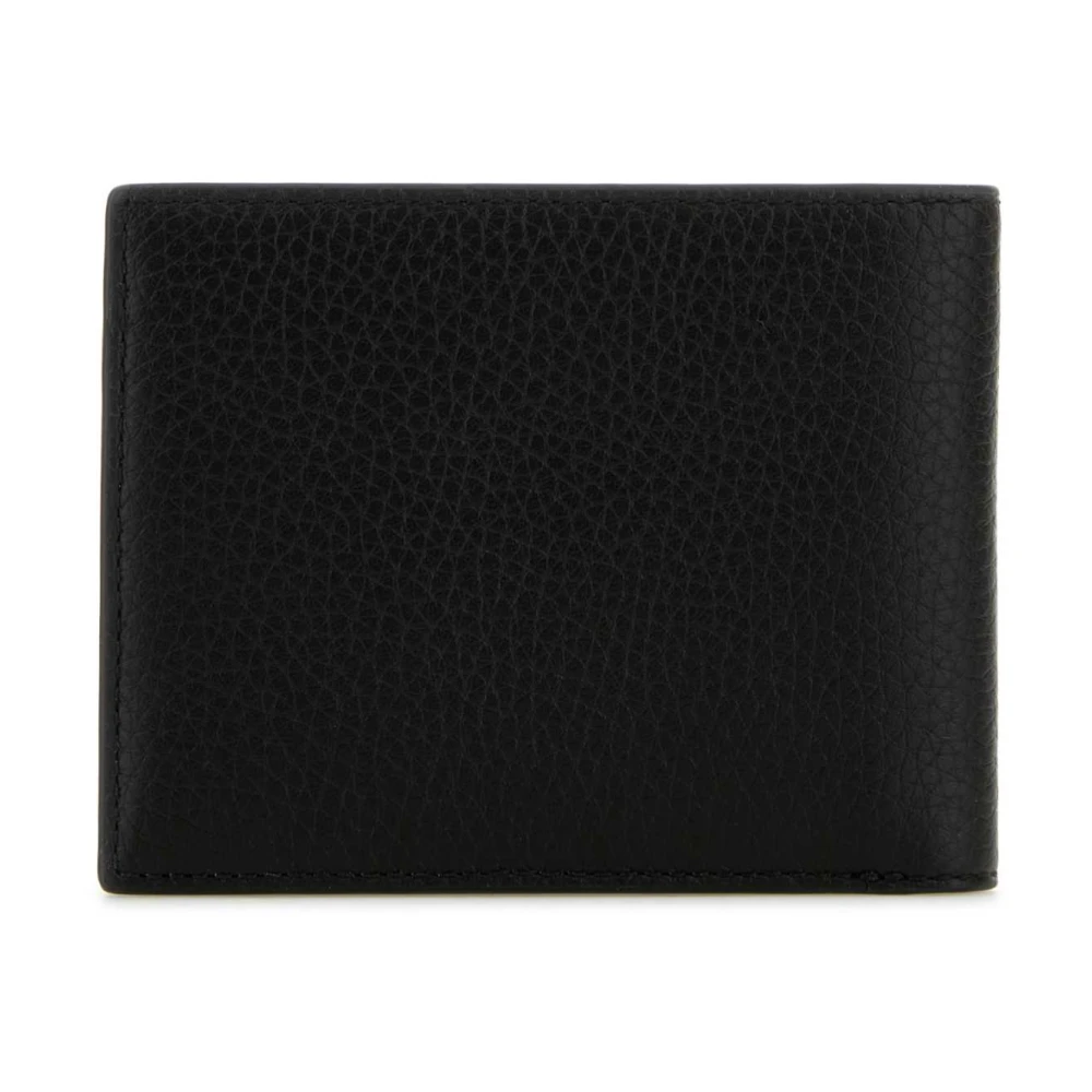 Bally Klassieke Zwarte Leren Portemonnee Black Heren