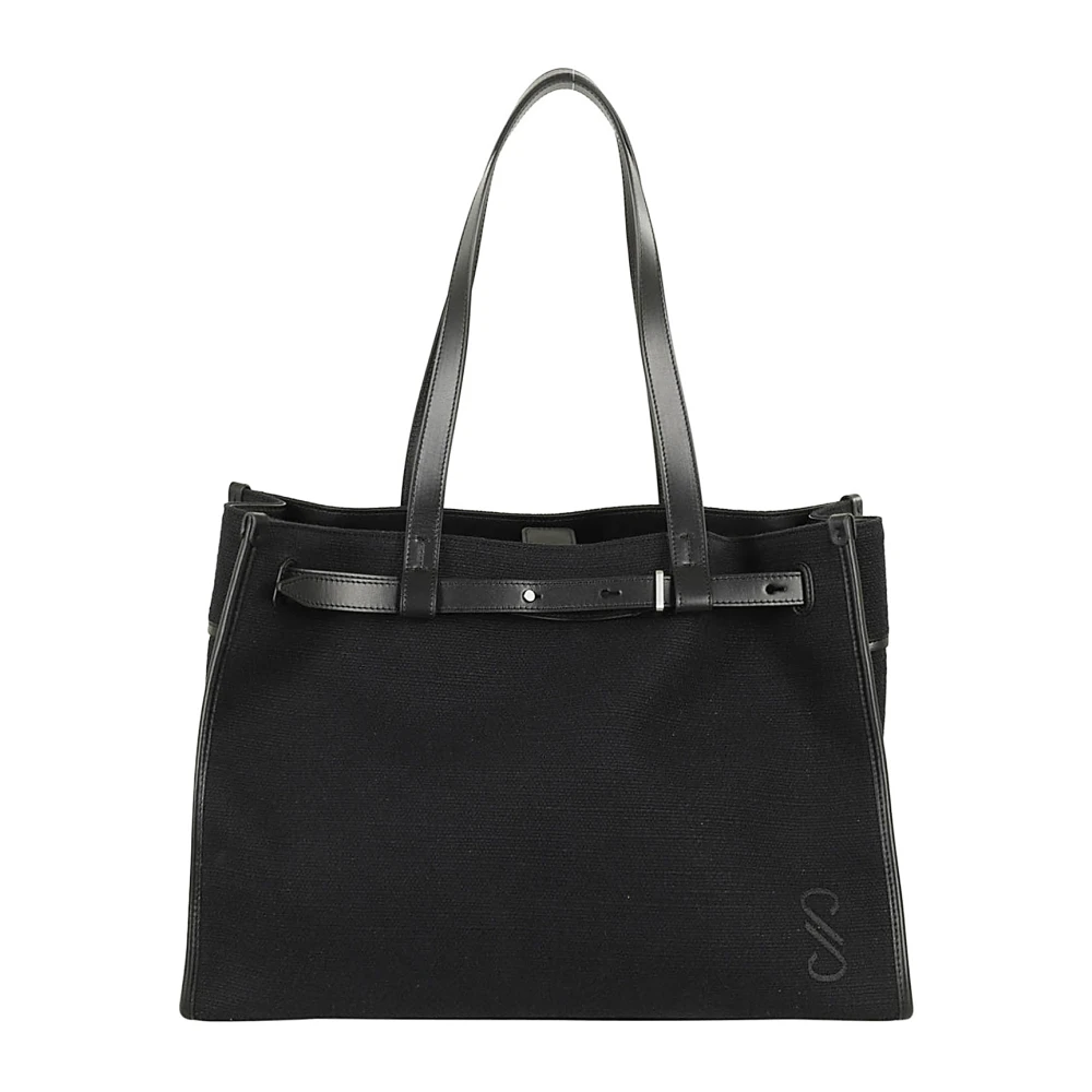 Proenza Schouler Canvas Riemtas Black Dames