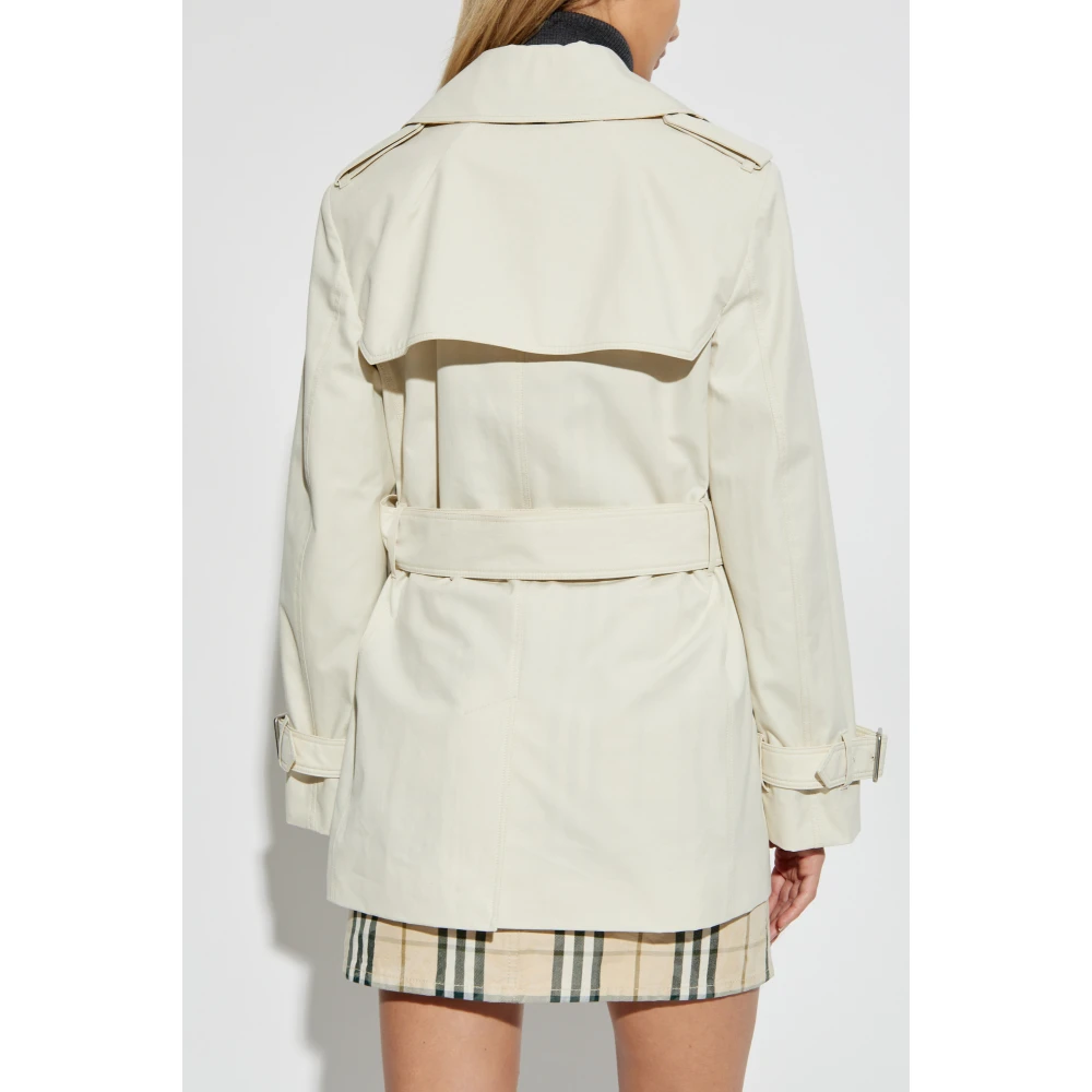 Burberry Korte trenchcoat Beige Dames