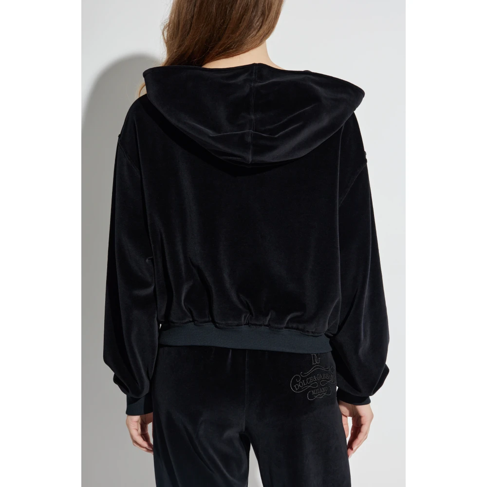 Dolce & Gabbana Sweatshirt met logo Black Dames