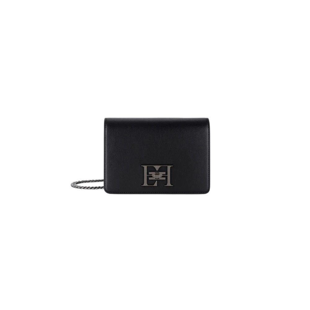Elisabetta Franchi Klassieke Schoudertas Black Dames