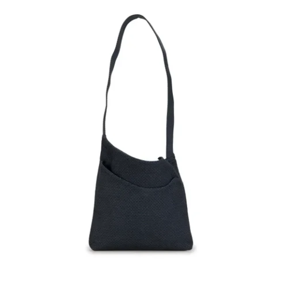 Hermès Vintage Pre-owned Canvas shoulder-bags Blue Dames