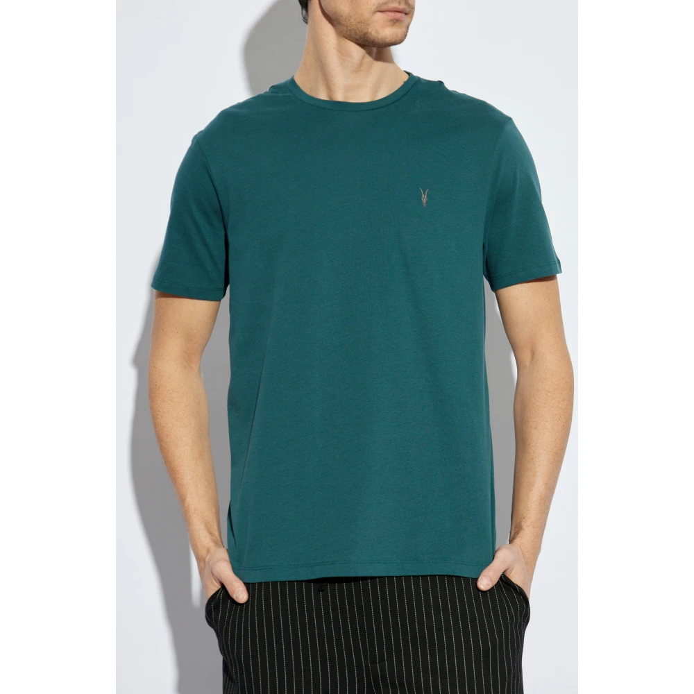 AllSaints Brace T-shirt Green Heren
