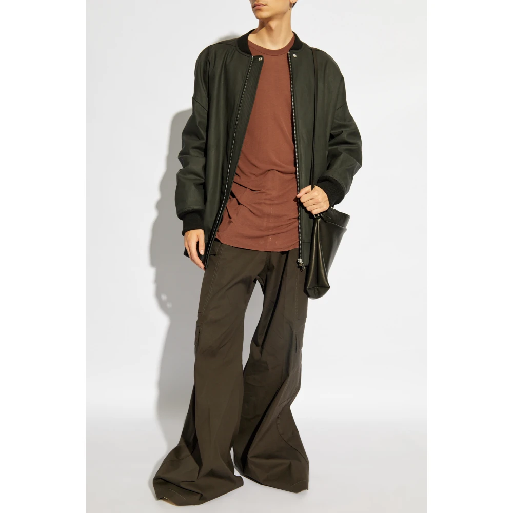 Rick Owens T-shirt Basic Brown Heren