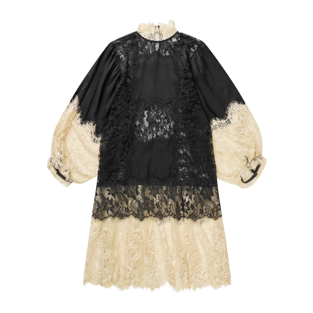 Munthe Elegante Kantjurk Black Dames