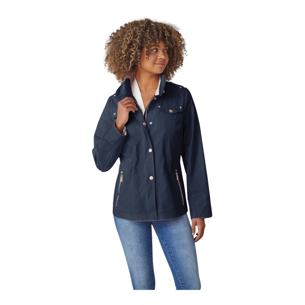 Junge Vrouwelijke Comfort Fit Navy Jas Blue Dames
