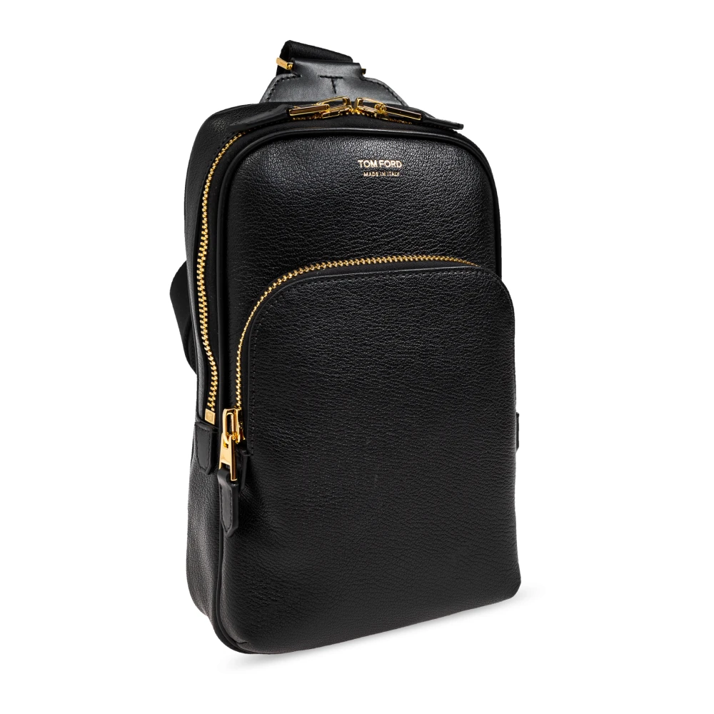 Tom Ford Een-schouder rugzak Black Heren