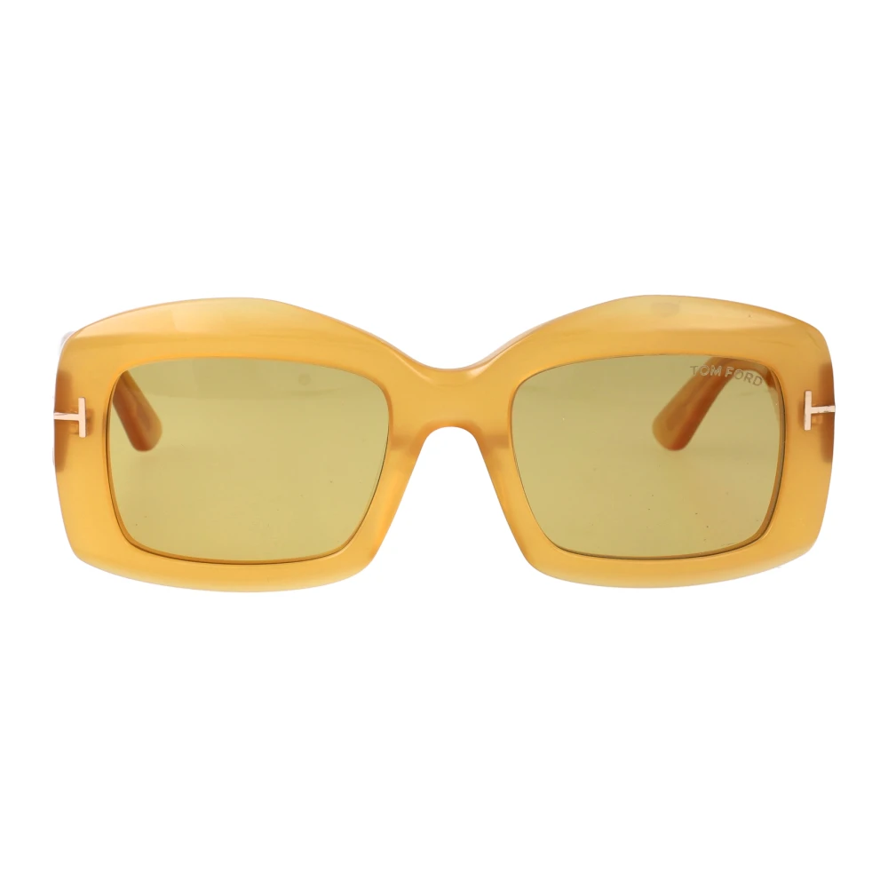 Tom Ford Yellow Sunglasses, Female, 53 Mm, Elevate Your Style With Venetia Sunglasses