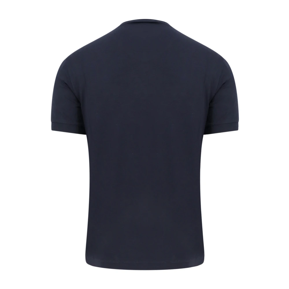 Giorgio Icon Viscose T-shirt Blue Heren