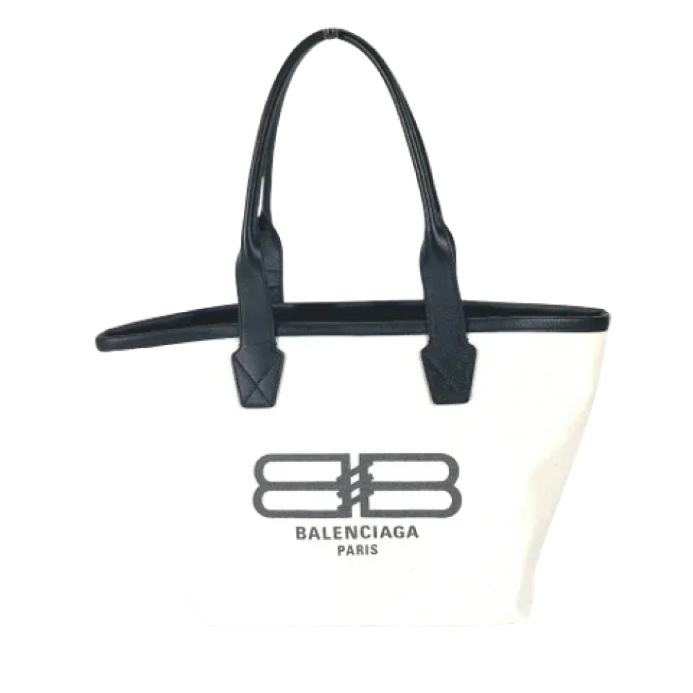 Balenciaga Vintage Pre-owned Fabric balenciaga-bags White Dames
