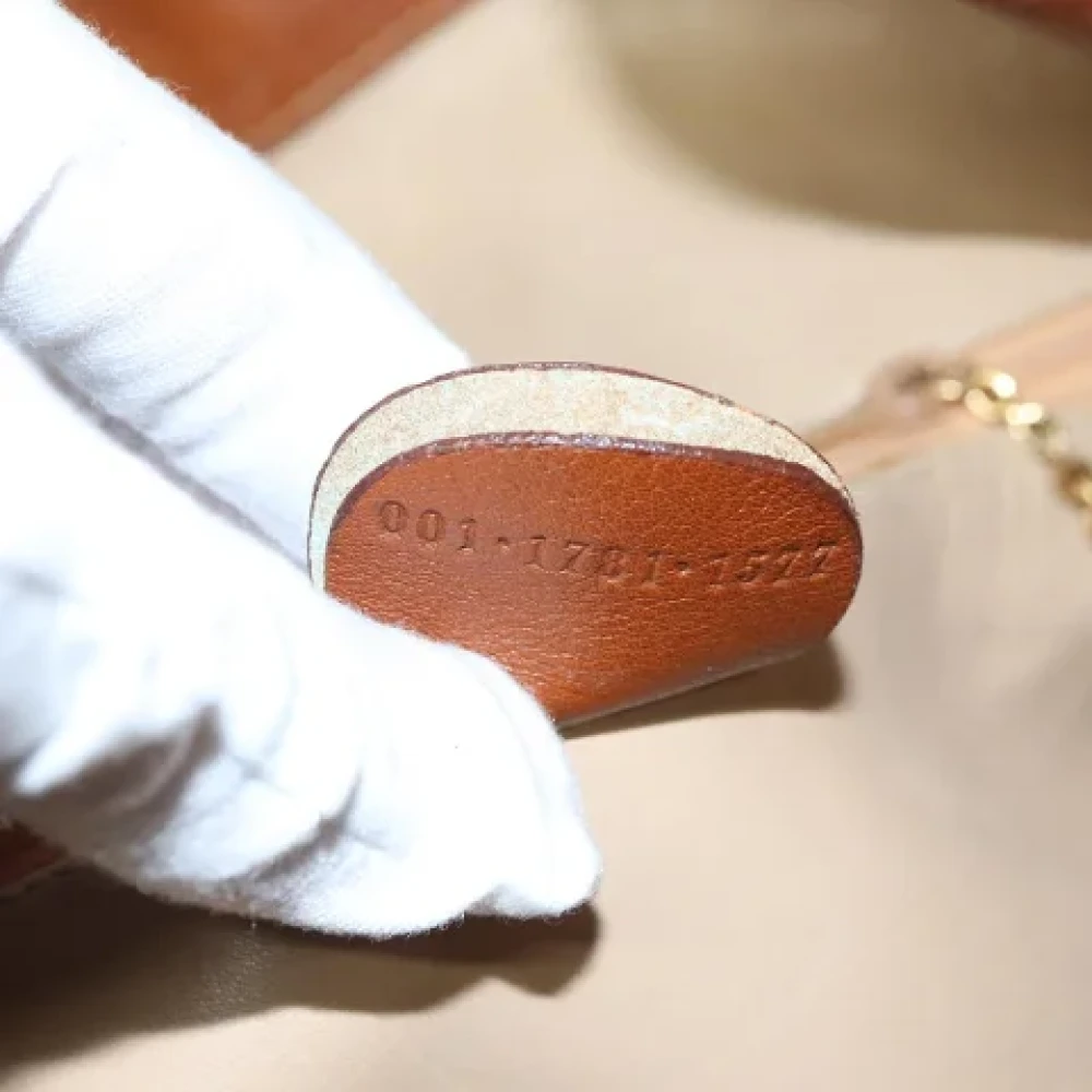 Gucci Vintage Pre-owned Leather gucci-bags Brown Dames