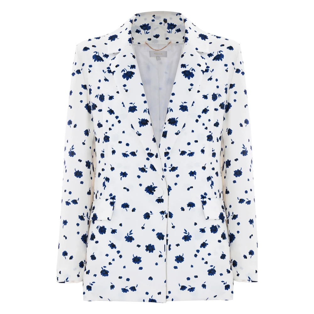 Kocca Stijlvolle Blazers voor een Chic Look White Dames