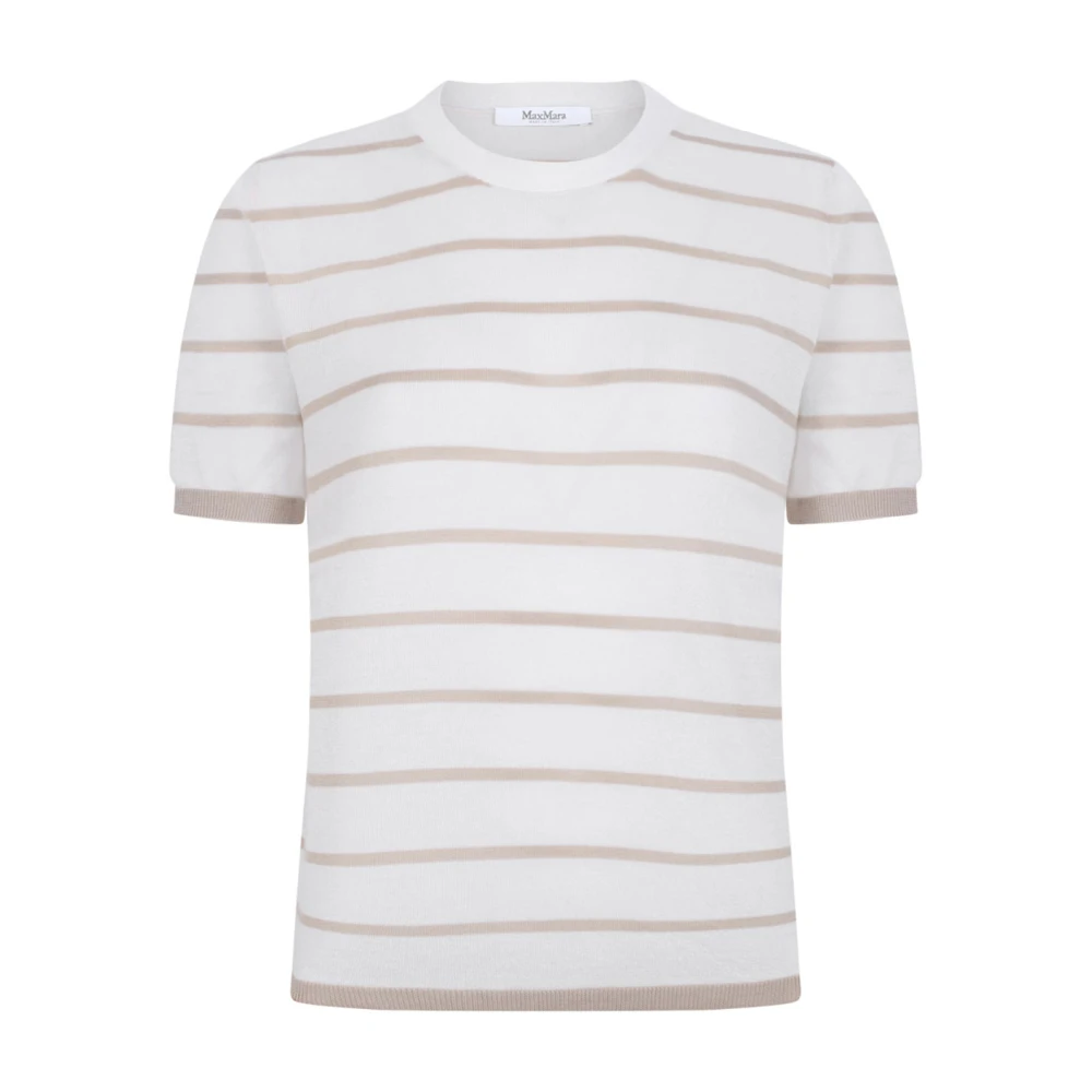 Max Mara , Cashmere Knitwear, Female, White, L, Favetta Jumper