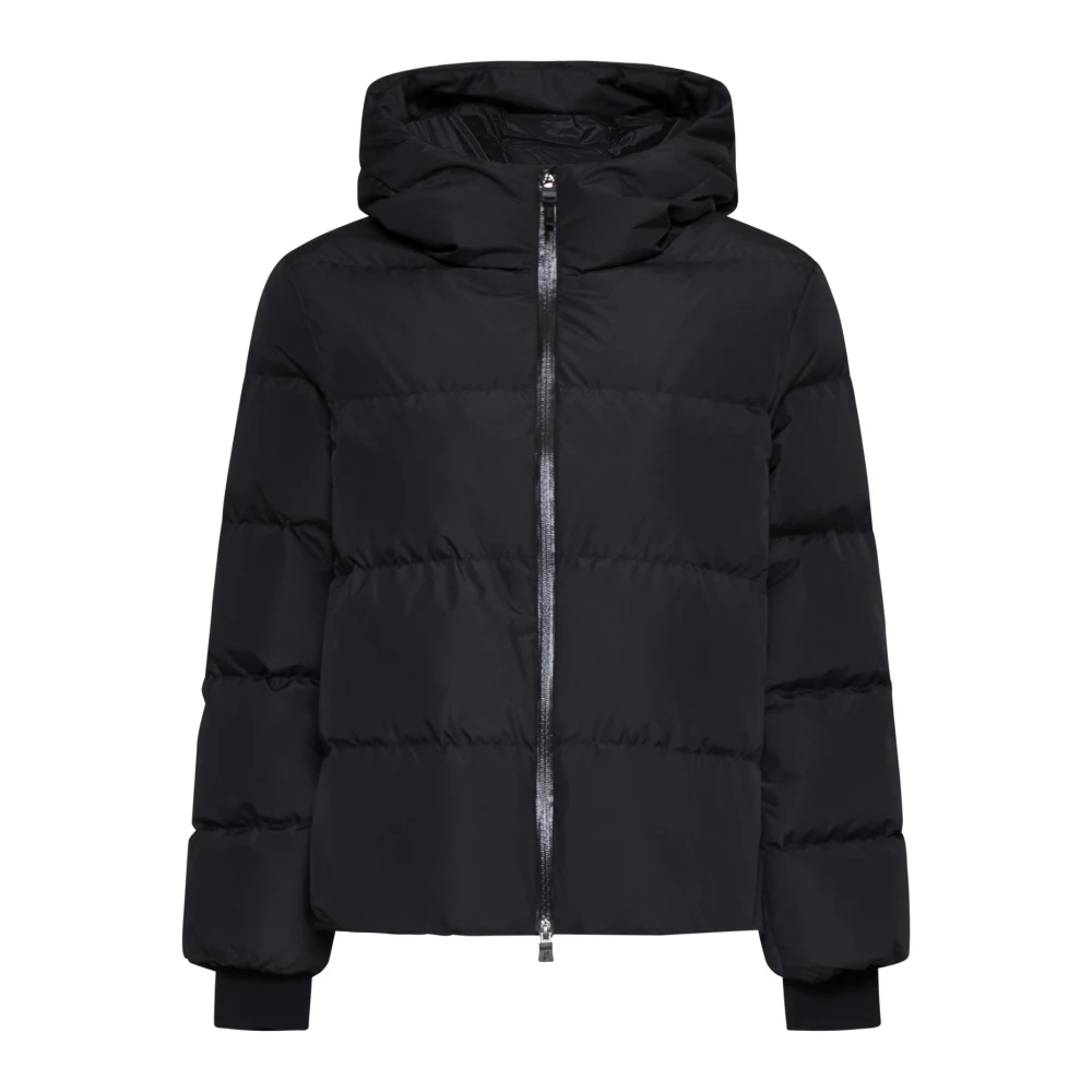 Herno Zwarte Laminar Jassen Black Dames