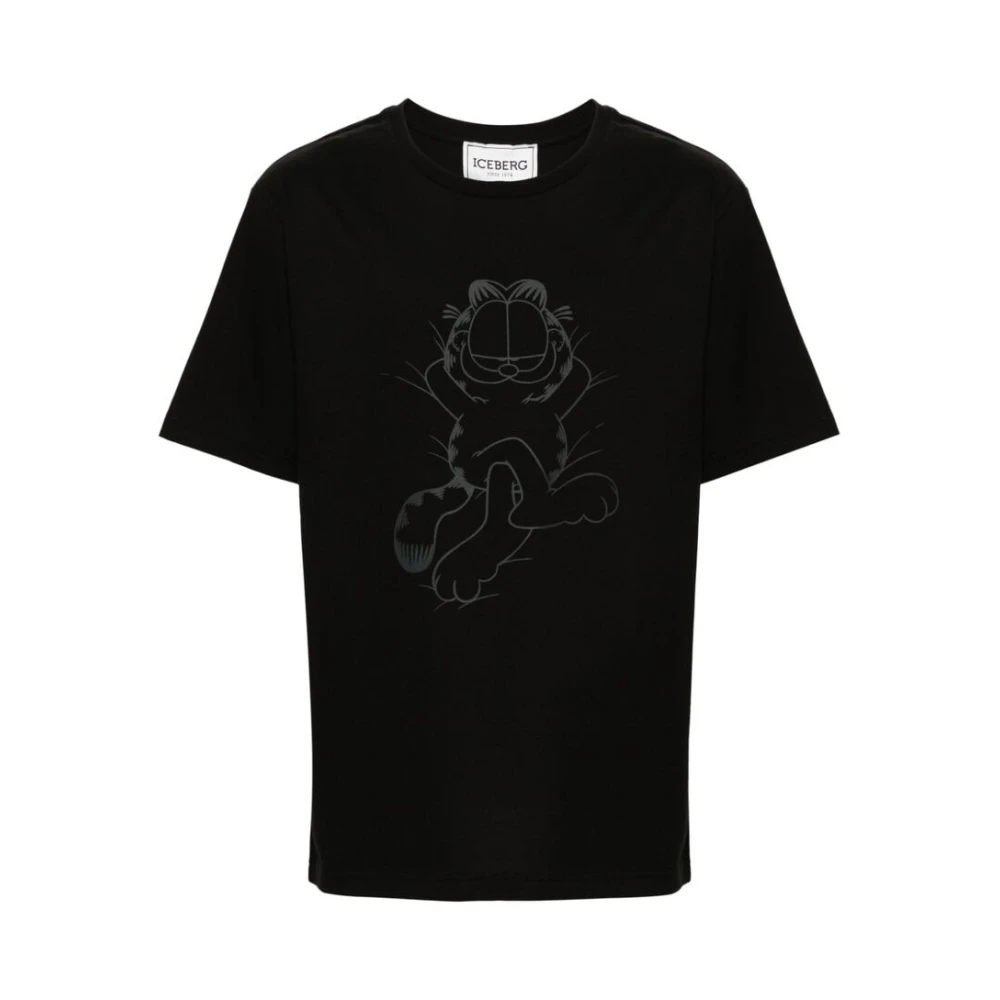 Garfield Print Crew Neck T-shirt