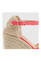 sandale-compensee-corail-avec-corde