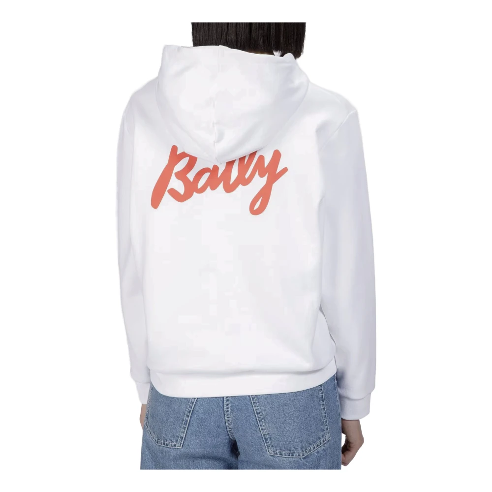 Bally Logo hoodie sweatshirt White Dames