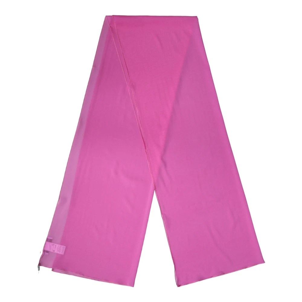 Dolce & Gabbana Women's Pink Silk Scarves, One Size, Stole Scarf