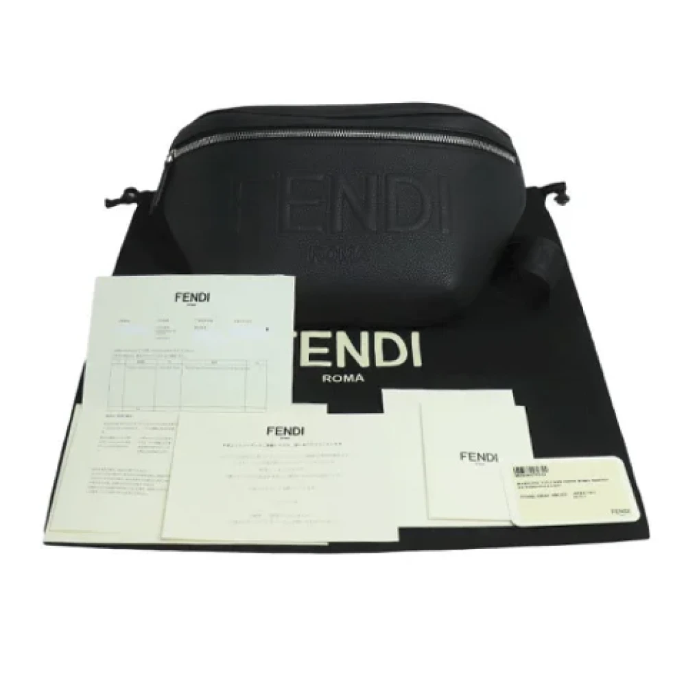 Fendi Vintage Pre-owned Fabric fendi-bags Black Dames