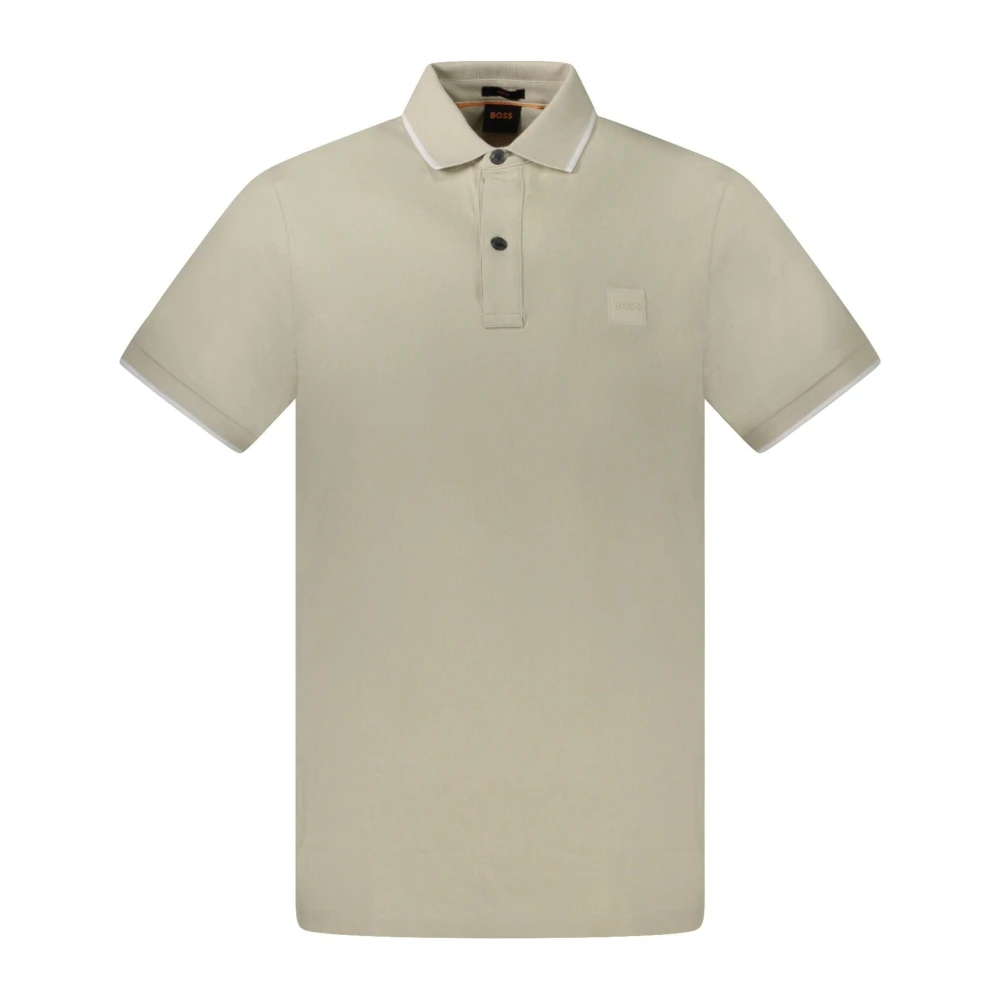 Hugo Boss Korte Mouw Polo Beige Heren