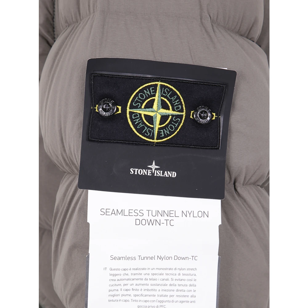 Stone Island Pufferjas voor Mannen Gray Heren
