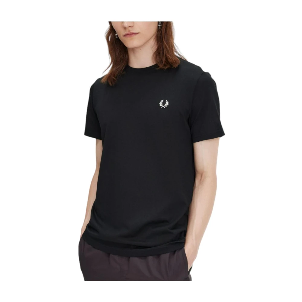 Fred Perry Klassiek Laurel Logo T-shirt Black Heren