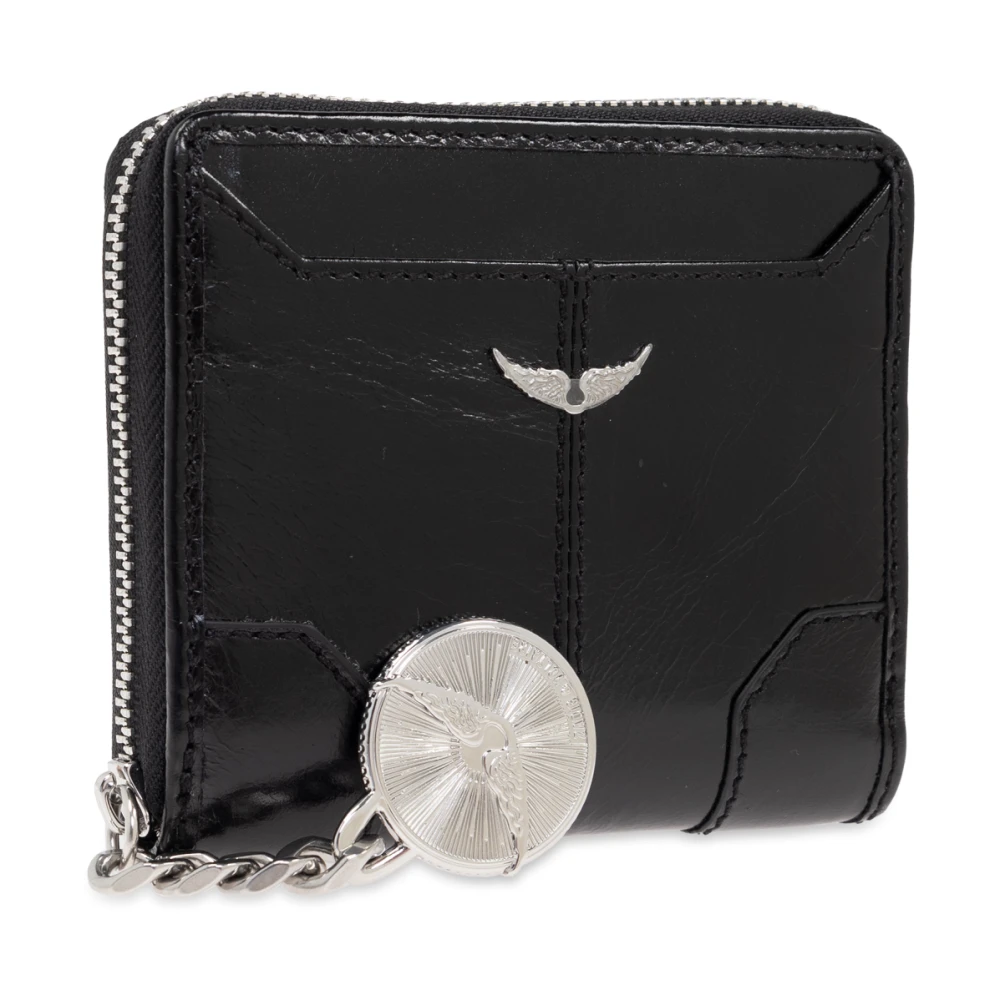 Zadig & Voltaire Portemonnee met logo Black Dames