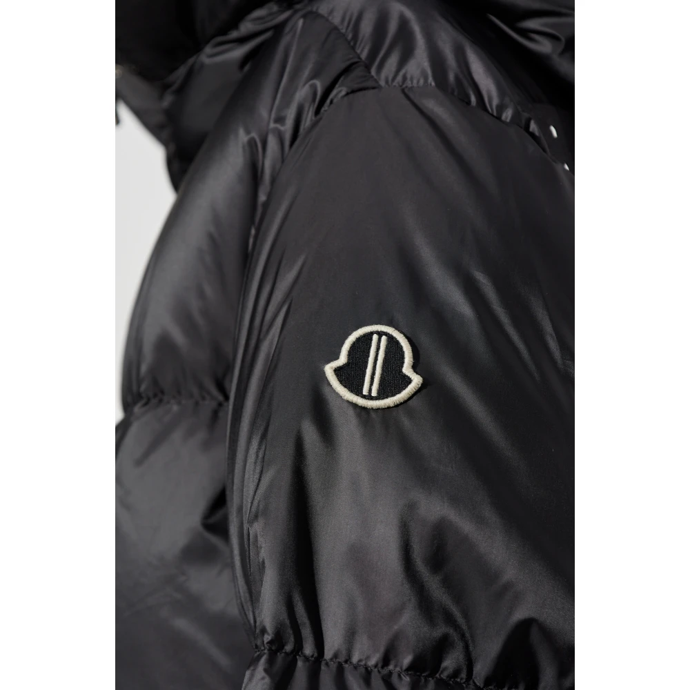 Rick Owens Zwarte Puffer Jacket Black Unisex