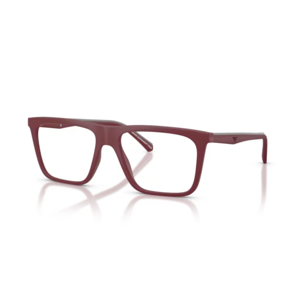 Emporio Armani , Matte Bordeaux Sunglasses Clear lenses, EA4258 52611W, Mojo Glasses - Image 3