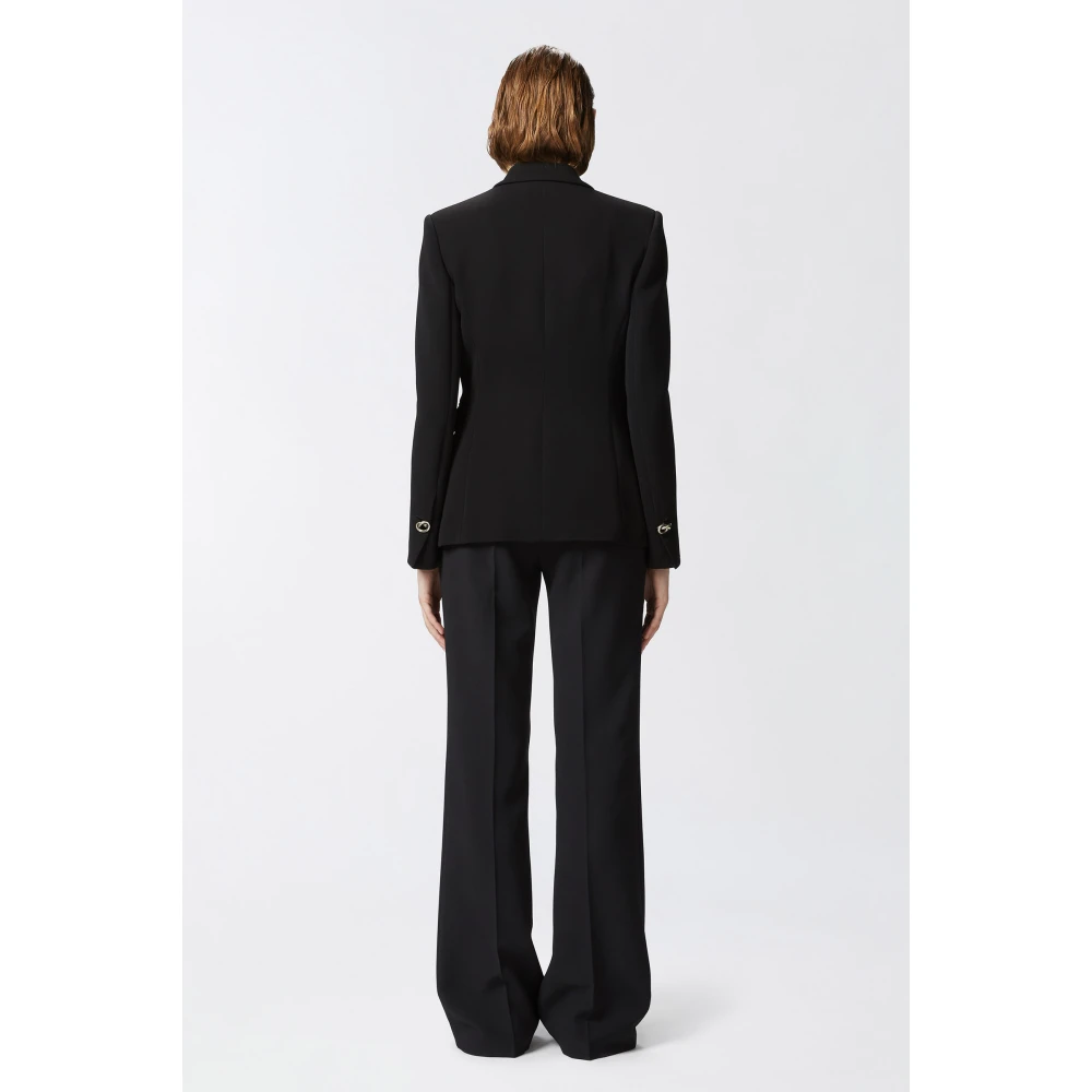 pinko Double-breasted blazerjas in cady Black Dames