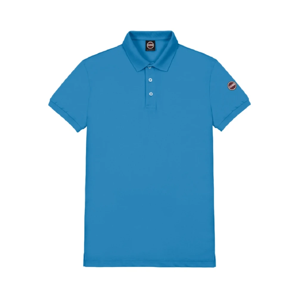 Colmar Blauw Piqué Katoenen Poloshirt Blue Heren