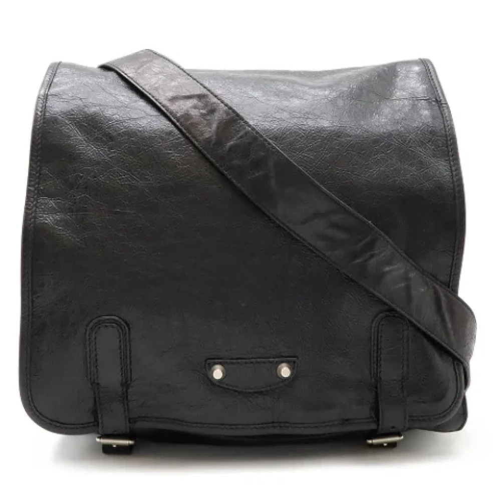Balenciaga Vintage Pre-owned Leather shoulder-bags Black Dames
