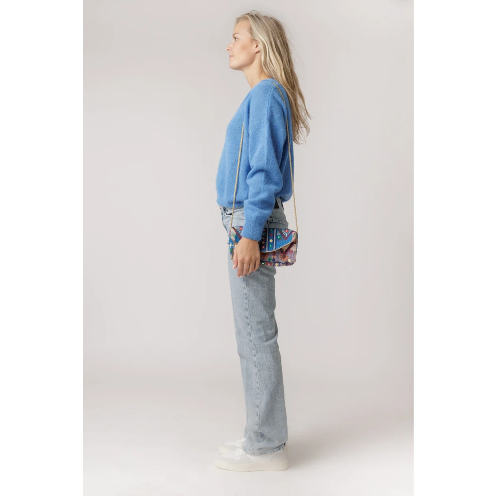 drykorn Blauwe Wijde Pijp Jeans Blue Dames