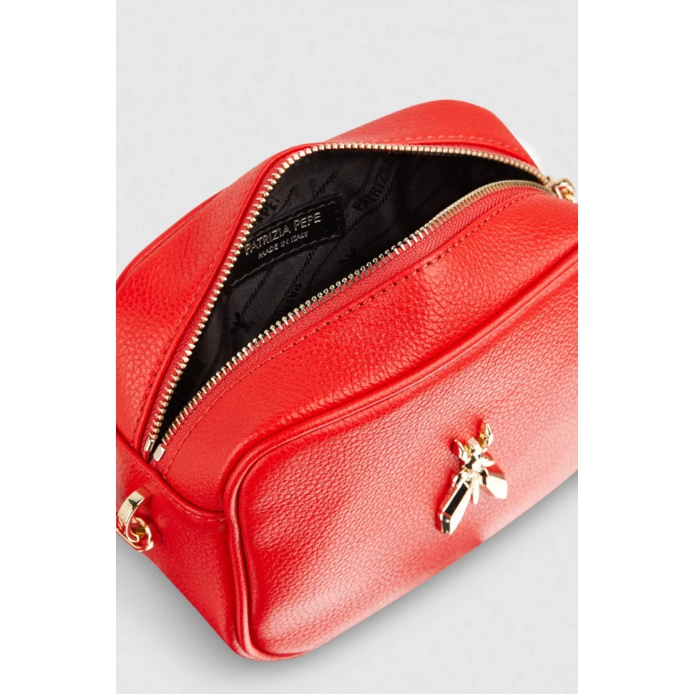 PATRIZIA PEPE Fly Camera Tas Crossbody 8B0186L001 Red Dames