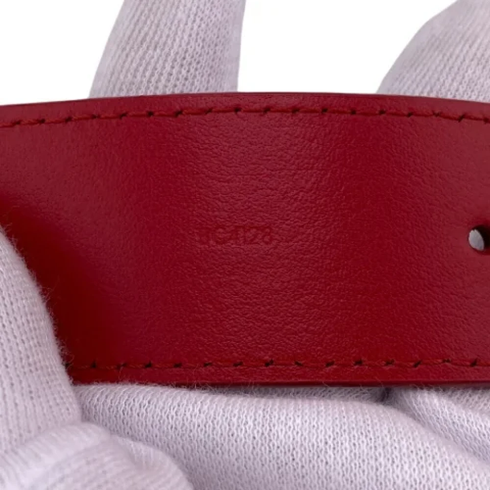 Louis Vuitton Vintage Pre-owned Leather belts Red Unisex