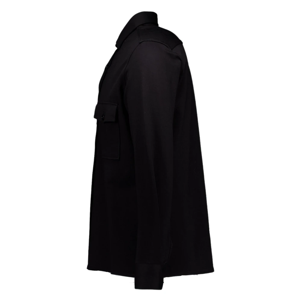 Genti Midtown Overshirts in Zwart Black Heren