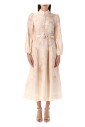 robe-midi-florale-avec-col-montant