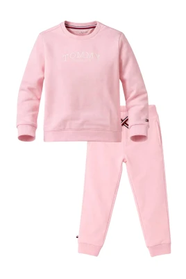 Logotyp sweatshirt och joggers-set