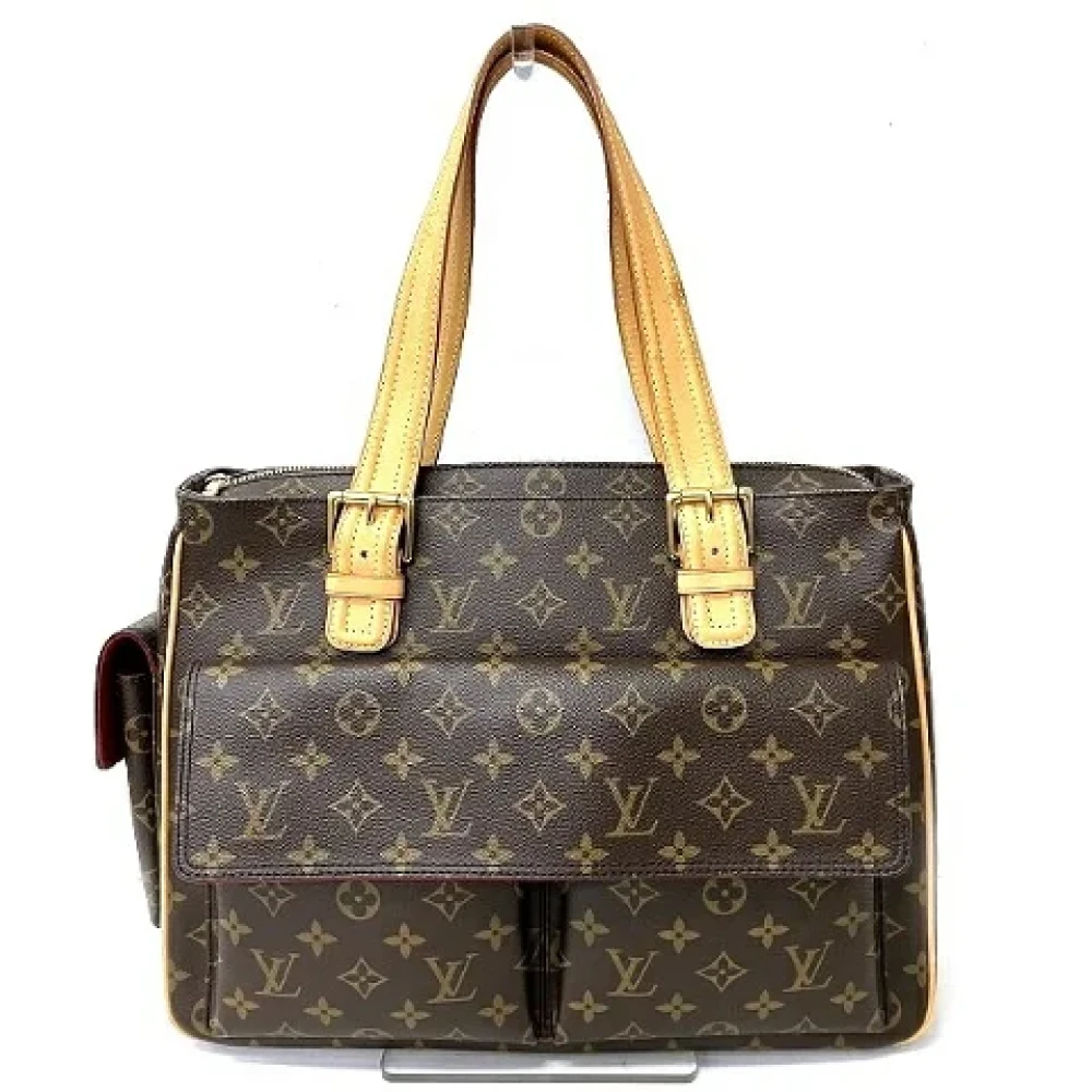 Louis Vuitton Vintage Pre-owned Canvas handbags Brown Dames